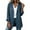 Dark Blue Coats for Women, variant on Denim Patchwork Jackets for Women Rollable Denim Cuffs Collared Shirt Jacket Side Jean Pockets Cardigan Jackets Wine XXL