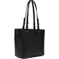 thumbnail image 3 of MICHAEL Michael Kors Womens Bedford Medium Top Zip Pocket Tote 30F2GBFT2L-001 (Black/Leather), 3 of 12