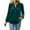 Mint Green—top, variant on Womens Velvet Shirts Puff Long Sleeve Ruched Blouses Dressy V Neck Velour Shirt Formal Evening Party Tops for Women