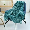 thumbnail image 2 of Comfort Luxury Faux Fur Throw Blanket Tie-dye Fluffy Decorative Comfy Shaggy Blankets for Home, Office for Bed, Sofa, Couch, 2 of 6