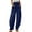 BU2, variant on EDFBUYKRS Female Women Pants Casual Womens Dress Pants with Pockets Petite Womens Solid Color Casual Pants Trousers Elastic Waist Pockets Wide Leg Trousers S