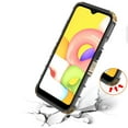 thumbnail image 4 of Value Pack ! for Samsung Galaxy A01 015 case Phone Case HD Glass Cover Screen Protector Clip Kickstand Holster Hybrid Shock Bumper (Deer), 4 of 4