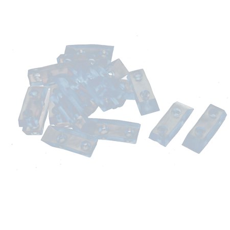 20pcs Plastic Floor Protectors – Nail-On Furniture Glides For Chairs & Tables