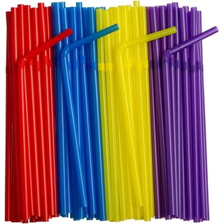 New Disney Reusable Oversized & Durable Straws by Diamond - 6 straws