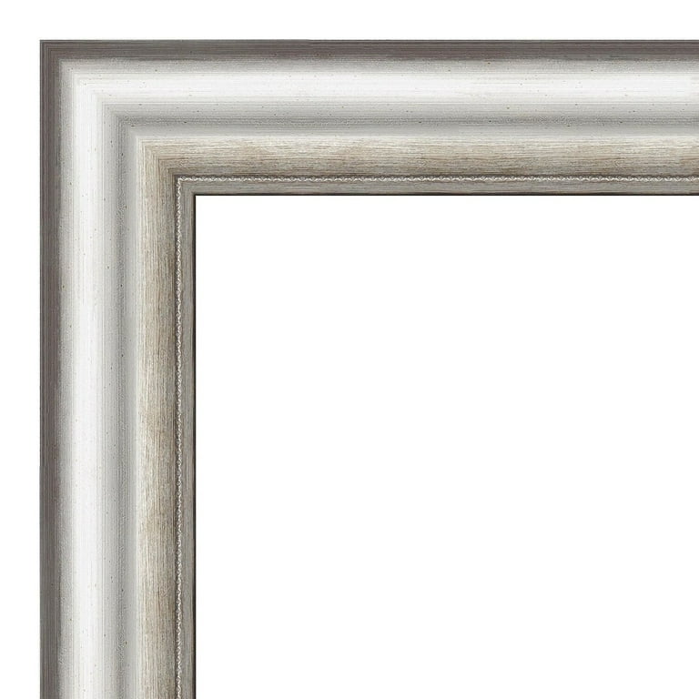 Amanti Art Rustic Plank Framed Cork Bulletin Memo Board 23-Inch x 17-Inch, Gray