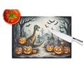 thumbnail image 2 of Dinosaurs Spooky Halloween Glass Cutting Board Large 12 in x 15 in, 2 of 5
