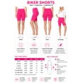 thumbnail image 6 of Women's Plus Size Elastic High Waist Workout Running Active Solid Biker Shorts Pants, 6 of 6