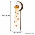thumbnail image 5 of Landscape & Walkway Lights, Pumpkin Moon Blessing Garden Stake Light | Solar Halloween Maple Leaf Garden Stake Light, Hanging Jack-o'-Lantern Lantern for Garden, Patio, Walkway, Porch, 5 of 7