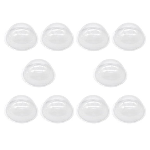 MUSEYA 20Pcs Transparent Cloche Dome for Crafts with Protection and Showcase Details in Garden Landscapes
