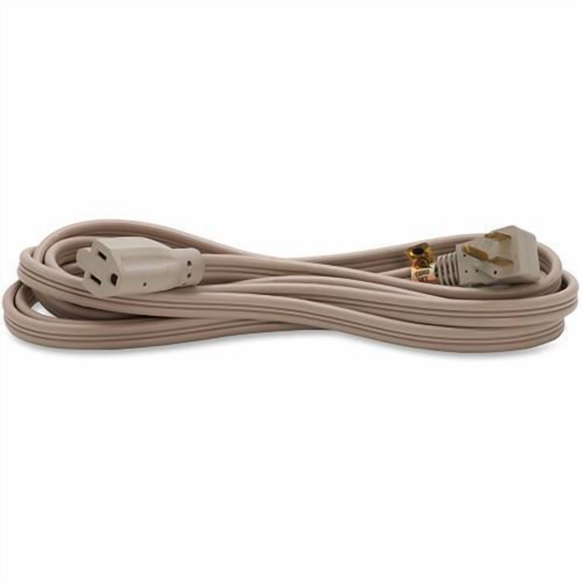 Compucessory, CCS25146, Heavy Duty Indoor Extension Cord, 1, Beige