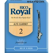 Rico Royal Alto Clarinet Reeds, Box of 10 Strength 2