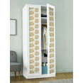 thumbnail image 3 of Jen Hewett StrawFlower Mustard Grey Peel & Stick Wallpaper, 3 of 4