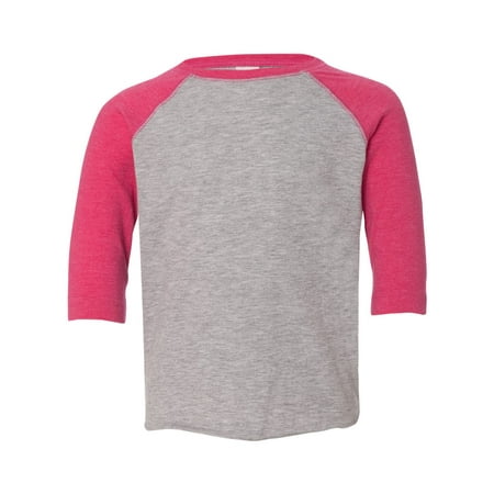 

Rabbit Skins Toddler Baseball Fine Jersey Three-Quarter Sleeve Tee