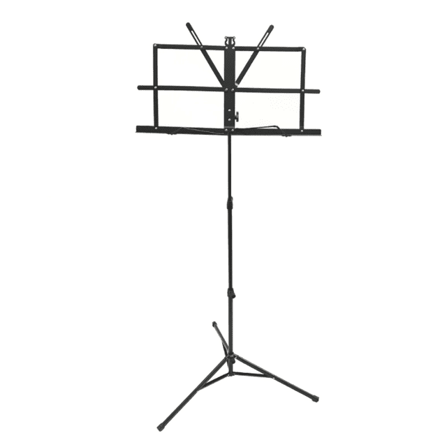 Sheet Music Stand Holder/Portable Folding Music Stand Super Sturdy Adjustable Height Tripod Base Metal Music Stand, Lightweight & Compact for Storage or Travel