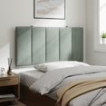thumbnail image 2 of vidaXL Coussin de Tête de Lit Gris Clair 100 cm Velours, 2 of 5