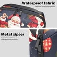 thumbnail image 4 of Santa Claus Charger Pouch and Storage Box: Oxford Cloth Waterproof USB Cable Organizer and Cell Phone Cord Holder - 5.9x9.44x3.14 in, 4 of 6