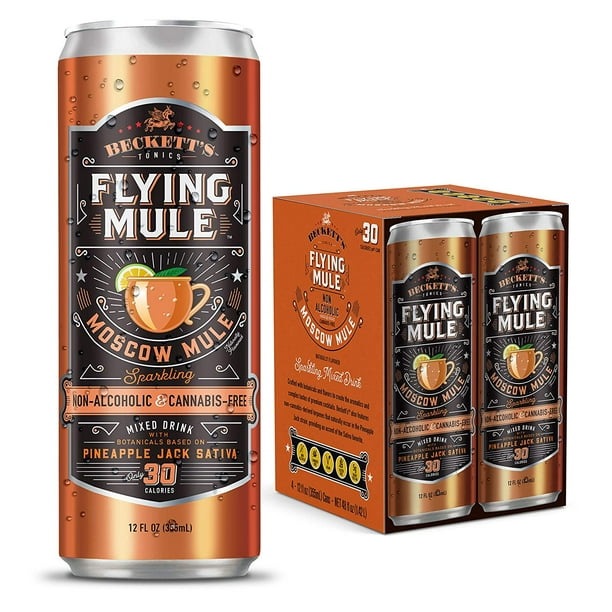 Beckett's FLYING MULE MOSCOW MULE NonAlcoholic Tonics Sparkling