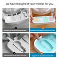 thumbnail image 4 of Aiivioll Silicone Popsicle Molds - 4 Pieces, BPA-Free, Food-Grade, Heat-Resistant, Easy to Clean, Convenient Popsicle Mold for Homemade Ice Pops (White Yellow), 4 of 5