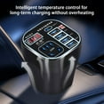 thumbnail image 6 of Aufmer Car Power Inverter┃Intelligent Digital Display Car Mounted Cup Type Inverter Converter 12v24v Power Supply To Power Car 220v Multifunctional Socket Car Inverter✿2024 Latest Upgrade, 6 of 8