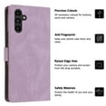 thumbnail image 5 of Wallet Case for Samsung Galaxy A13 5G, Vintage PU Leather Flip Case Card Slots Holder Cash Pocket, Kickstand Book Folding Folio Phone Cover with Wrist Strap for Samsung Galaxy A13 5G - Purple, 5 of 10