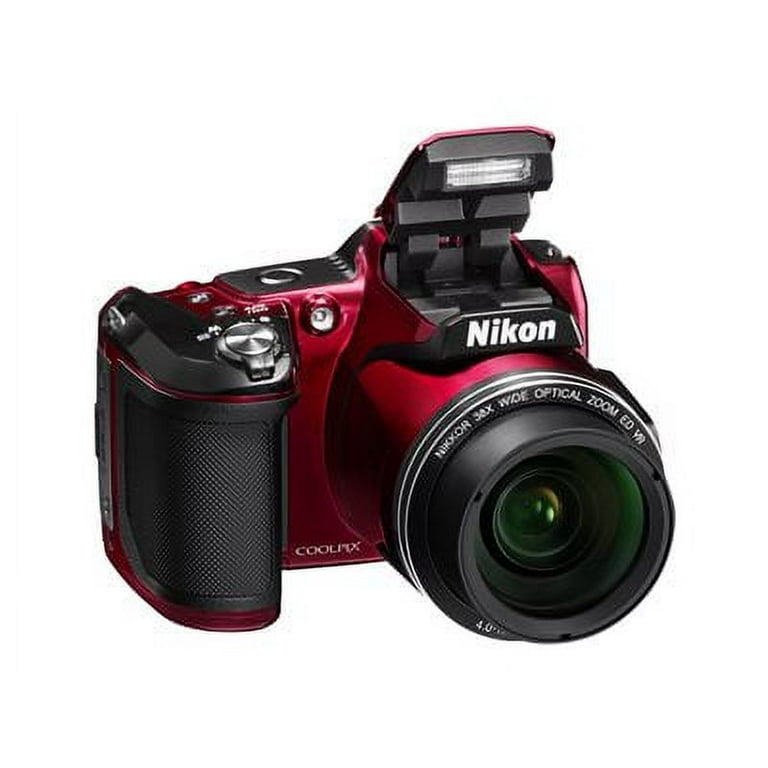 Nikon - Coolpix L840 16.0-Megapixel Digital Camera - Red - Walmart.com