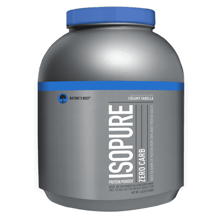 Isopure Nature's Best Perfect Whey, Vanilla, 5Lb (Best Protein Bars For Weight Gain)