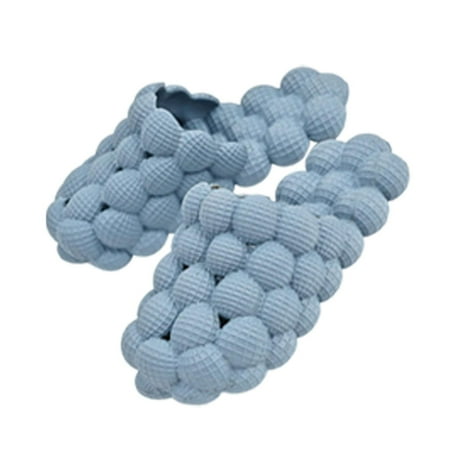 

Slide Sandals Unisex EVA for Indoor Beach Home Haze Blue 39 to 40 multi