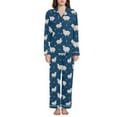 thumbnail image 4 of joogoo Pajamas Set for Women Cute Sheeps Long Sleeve Pjs Loungewear S, 4 of 7