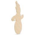 thumbnail image 2 of Large Wooden Snowman Cutouts 12-inch x 9-7/8-inch, Pack of 1 Unfinished Wood Crafts, Winter Decorations for Christmas, by Woodpeckers, 2 of 6