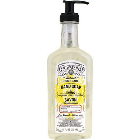 (3 pack) J.R. Watkins Hand Soap, Lemon, 11 Oz