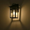 thumbnail image 3 of CHLOE Brian Transitional 1 Light Rubbed Bronze Outdoor Wall Sconce 13" Height, 3 of 11
