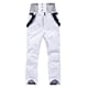 thumbnail image 1 of Pantalones de esquí para mujer, hombre, invierno, exterior, para parejas, pantalones de esquí, pantalones de algodón con tirantes gruesos y cálidos, 1 of 5