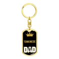 thumbnail image 4 of Tonkinese Cat Dad King Keychain Stainless Steel or 18k Gold, 4 of 10