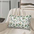 thumbnail image 5 of Zufioo Lilies Flowers Print Double-sided Plush Pillow Cover,Decorative Pillow Protector without Pillow Core, Suitable for Sofa, Bedroom, Car-20"x30", 5 of 6