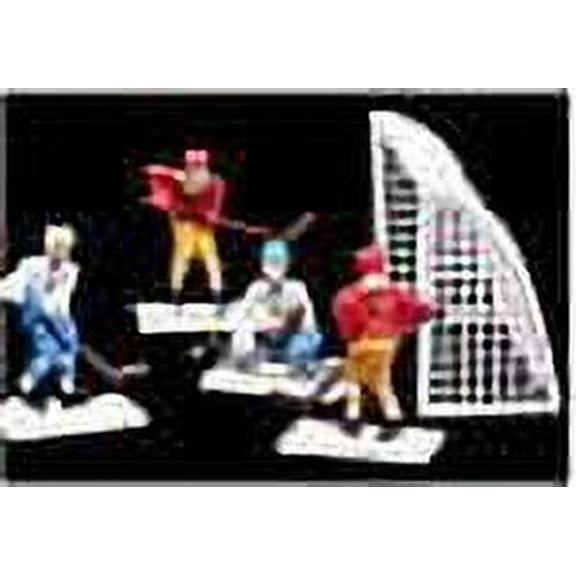 A1BakerySupplies Cake Decorating Kit CupCake Decorating Kit (Hockey Player and Goal Set 6 Players and Golf posts