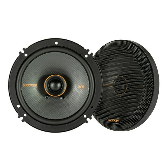 Kicker 51KSC6504 6.5" KS Series Coaxial Speakers - Pair
