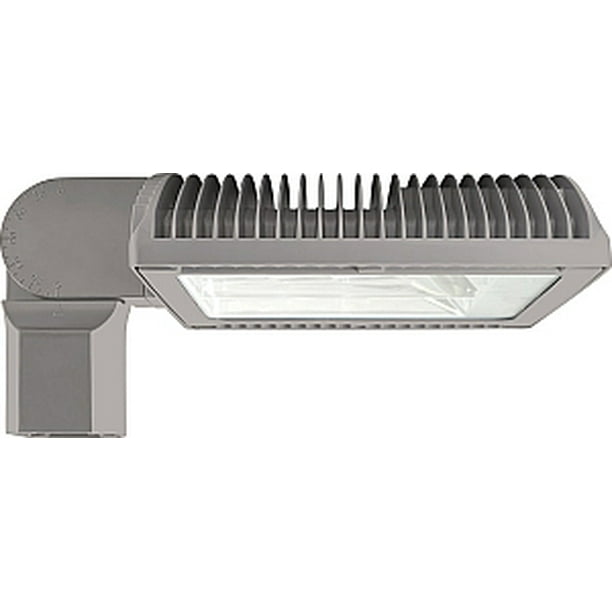 RAB Lighting 50W LED ALED50 Cool Type III Slipfitter Gray Area Light with 8in Pole With 277V