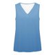 thumbnail image 4 of Mujeres sin mangas Tops de verano gradiente color fuera de posición impresión V-cuello blusa casual Mujeres V-cuello de verano Tops, 4 of 7