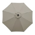 thumbnail image 5 of Island Umbrella Mirage 9-ft Octagonal Market Umbrella - Auto-Tilt with Beige Sunbrella Canopy, 5 of 9