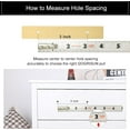 thumbnail image 4 of 5-Pack Solid Brass Cabinet Pulls Back Plates, Rectangle Cabinet Pulls BackPlates, 3-Inch Hole Center,5.3-Inch Total Length for Cabinet Hardware, Brushed Brass Finish 3-Inch Hole Centers Rectangle, 4 of 7