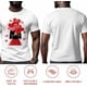 thumbnail image 4 of Camisetas para hombre, camiseta de algodón con cuello redondo y forma de corazón para San Valentín, manga corta, color rojo Love Girl., 4 of 8