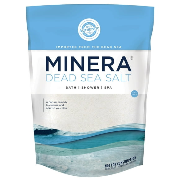 Sal del Mar Muerto Minera 100% pura y natural de 8,6 kg de grano fino