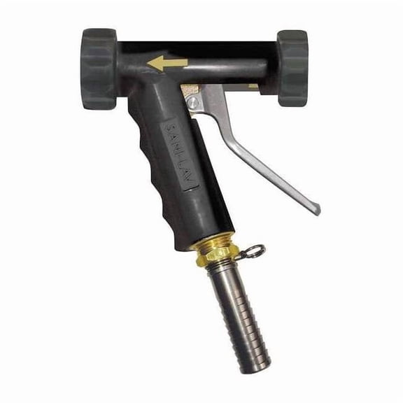 Sani-Lav Spray Nozzle, 3/4" Female, 150 psi, 5.3 gpm, Black N81B20