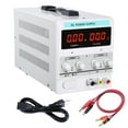 thumbnail image 1 of Yescom DC Power Supply Variable 30V 10A Adjustable High Precision Digital w/Power Cord 110V AC, 1 of 9