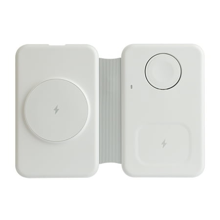 ZSOU 3-in-1 Wireless Portable Charger 10W for iPhone Apple Watch & Earbuds Travel Power Supply