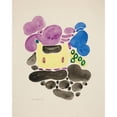 thumbnail image 2 of David Kakabadzé 20x24 Black Ornate Framed Double Matted Museum Art Print Titled: Abstraction Based on Flower Forms,&nbsp;V (1921), 2 of 5