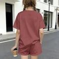 thumbnail image 7 of Tiijoy Girls Summer Outfits Casual Short Sleeve T-Shirt Shorts Set, 2-Piece, Sizes 2-14, 7 of 7