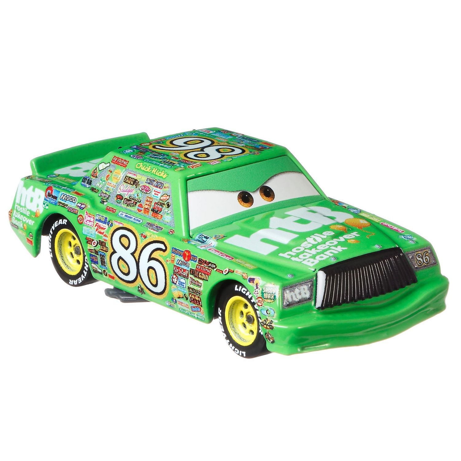 Disney and Pixar Cars Chick Hicks & Crew Chief Chick 2-pack 1:55 scale die-cast Toy Racers Character Vehicles Collectible Gift Set Kids 3 and Up