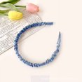 thumbnail image 1 of Diadema plisada para el pelo para mujer, accesorio para el pelo que combina con todo, estilo hada Mori, diadema antideslizante presurizada, 1 of 6
