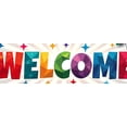 thumbnail image 4 of Welcome Party Banner Colorful Hearts Stars Backdrop Background Decorations Home Event Photography Props Party Supplies, 4 of 4